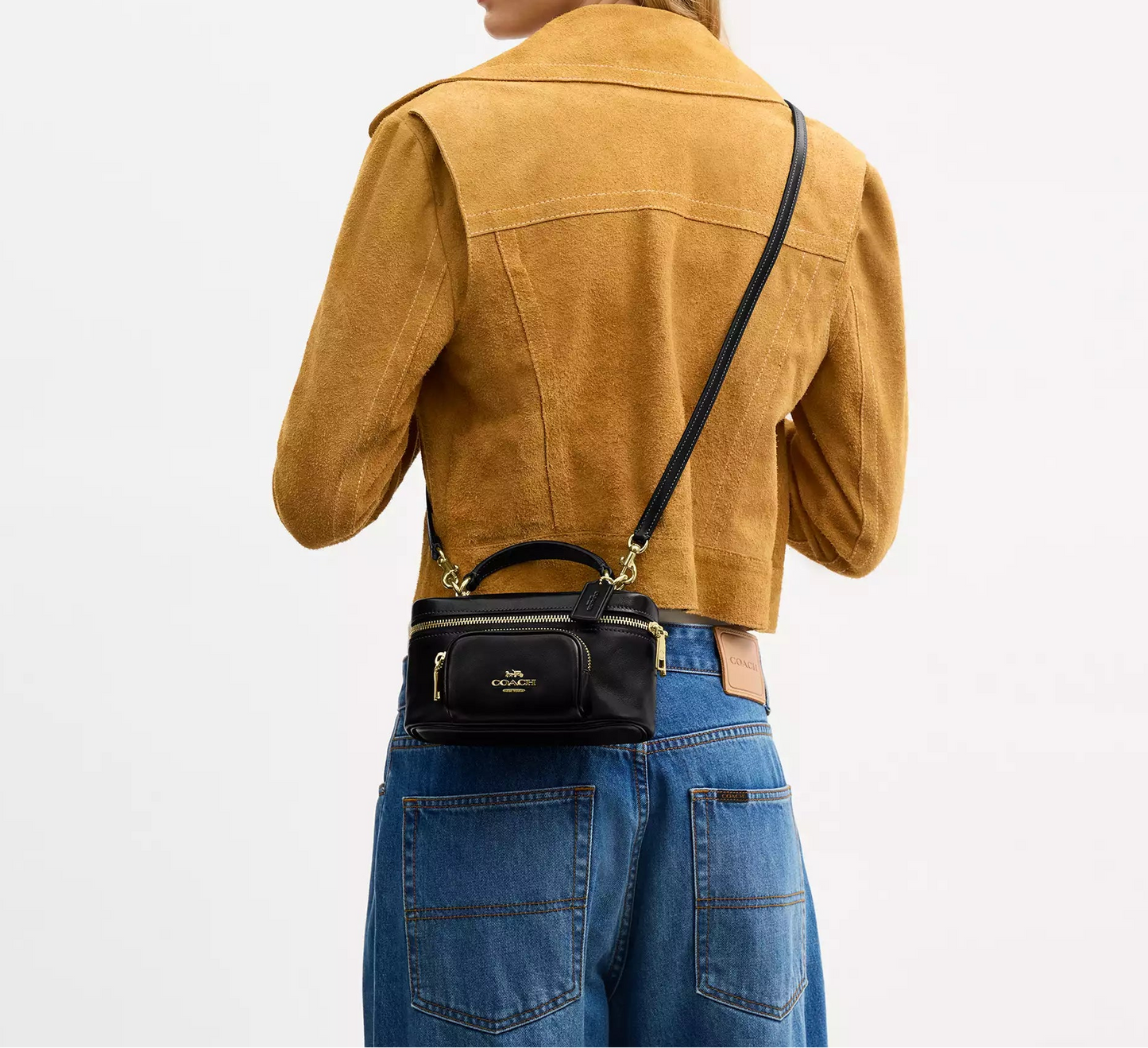 Rainer Crossbody Bag 18 With Pocket Black Coach