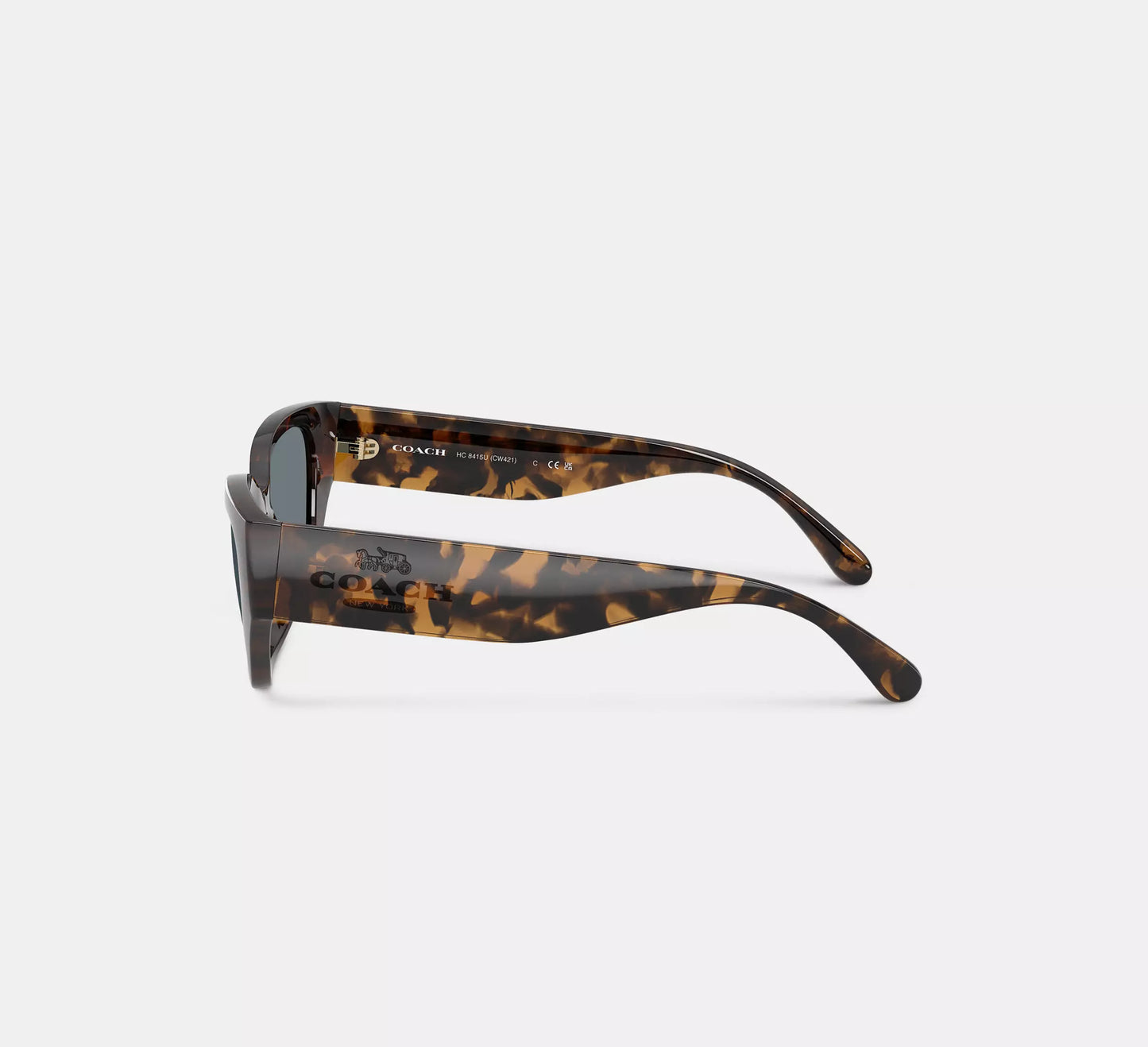 Geometric Cat Eye Sunglasses Dark Tortoise Coach