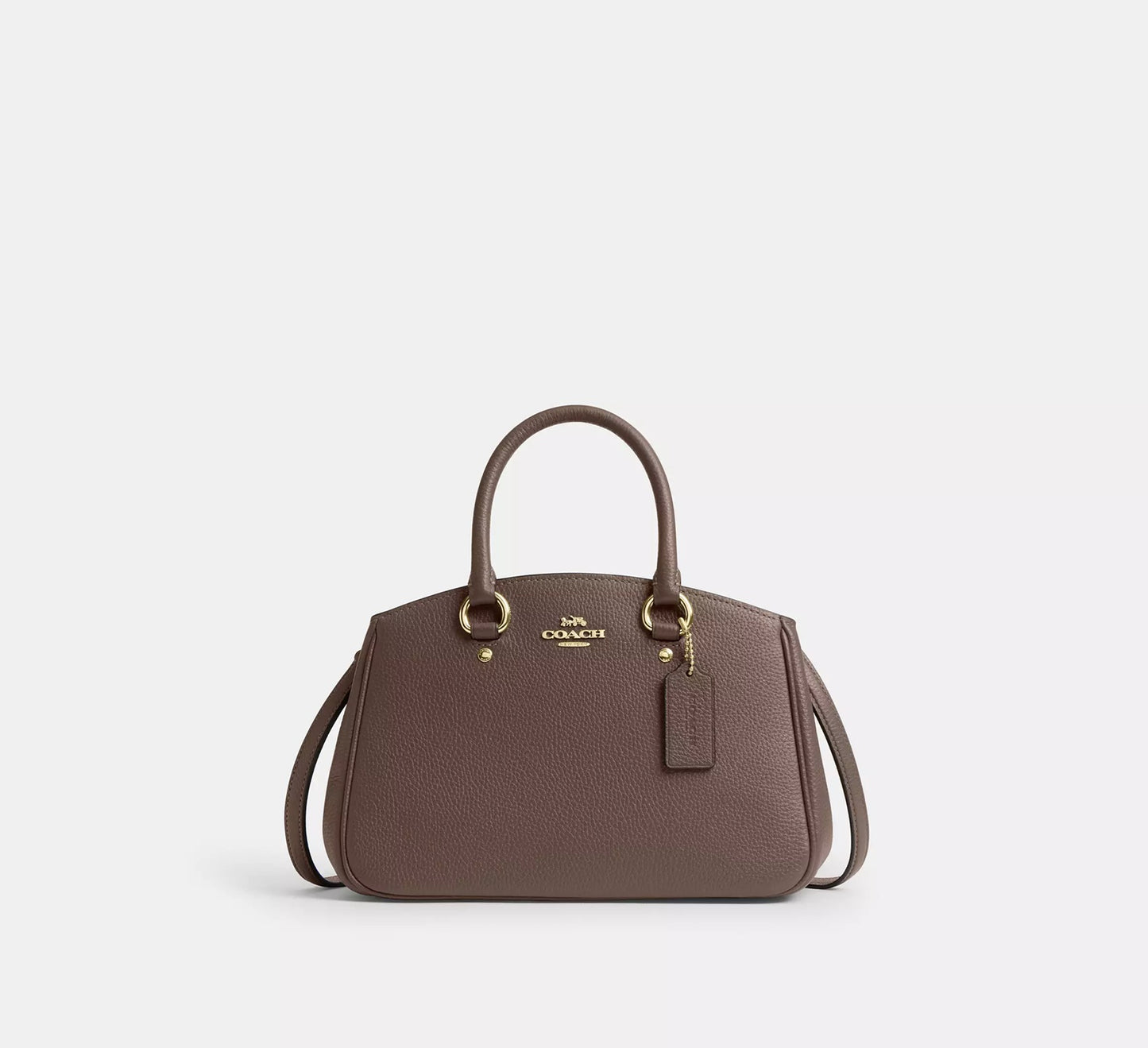 Savannah Small Carryall Bag Dark Stone Coach