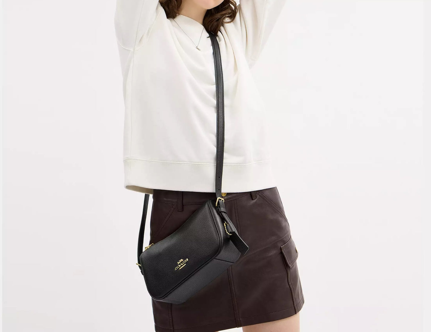 Kailey Shoulder Bag Black Coach