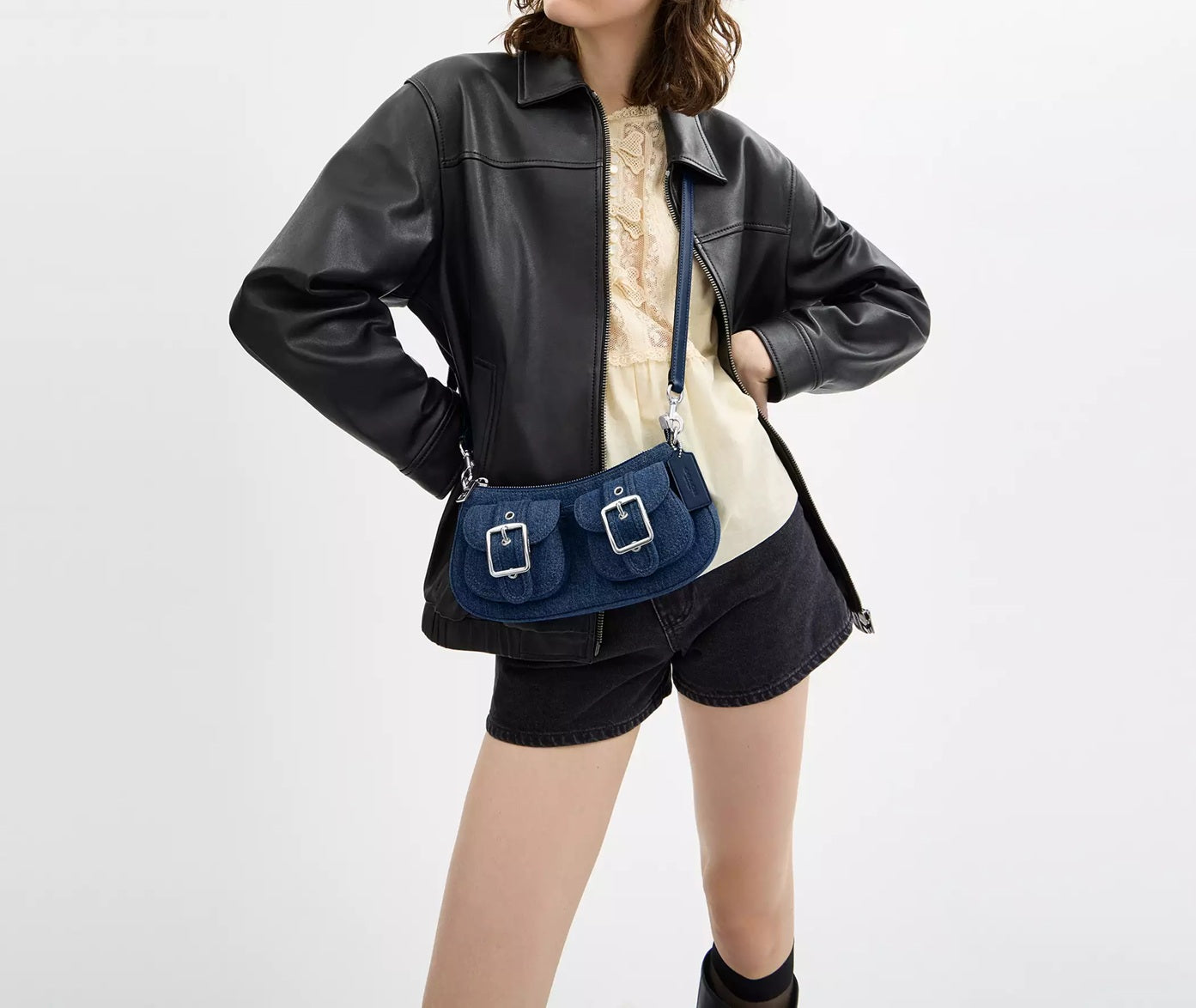 Ashton Bag Denim Indigo Coach