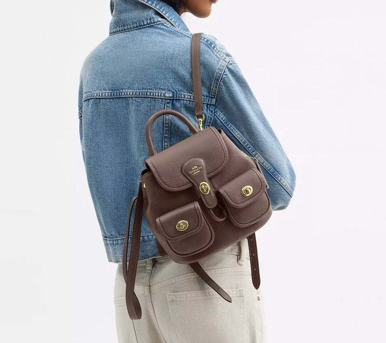 Hadley Backpack Dark Stone Coach
