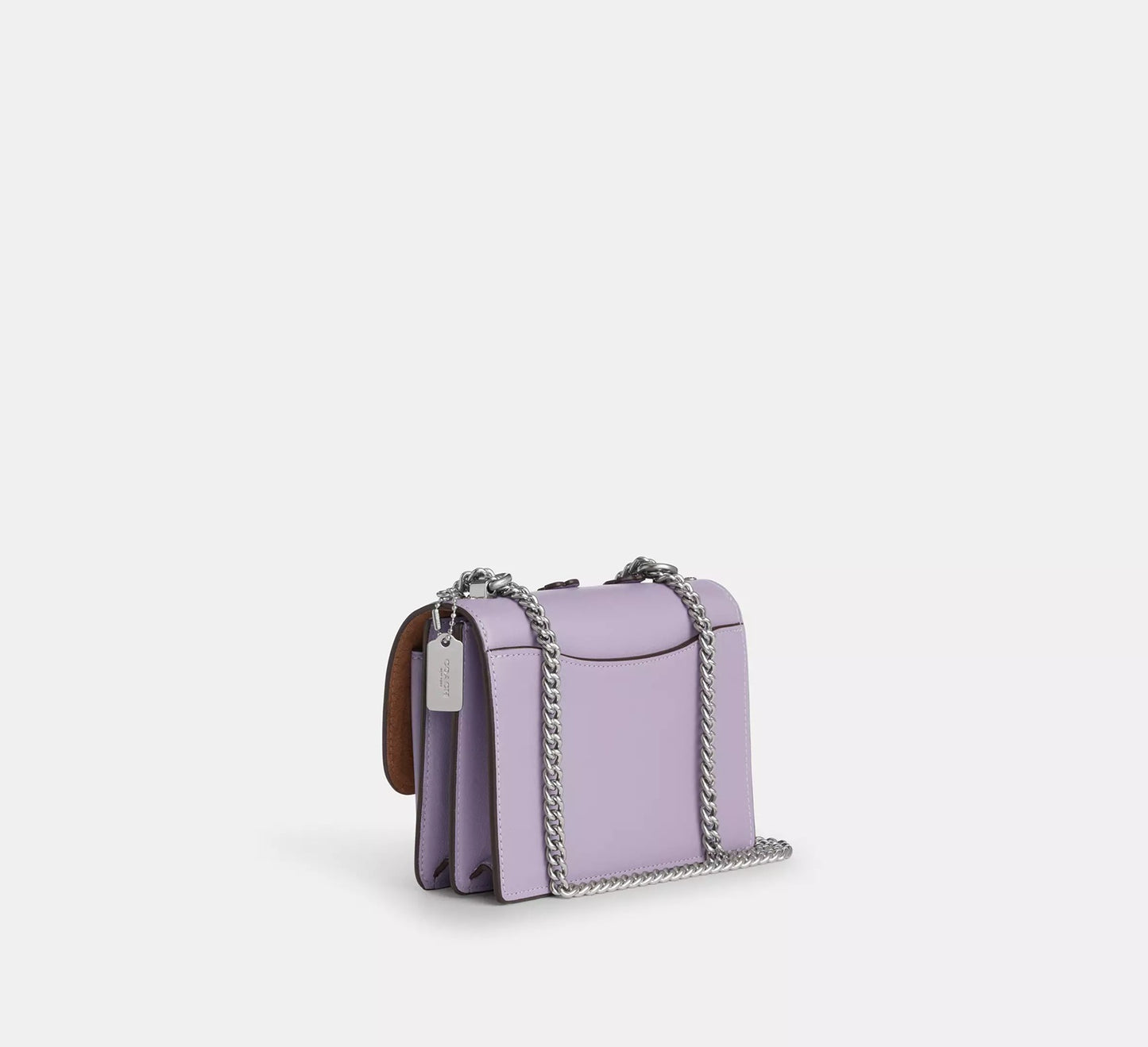 Mini Klare Crossbody Bag With Floral Applique Lilac Coach