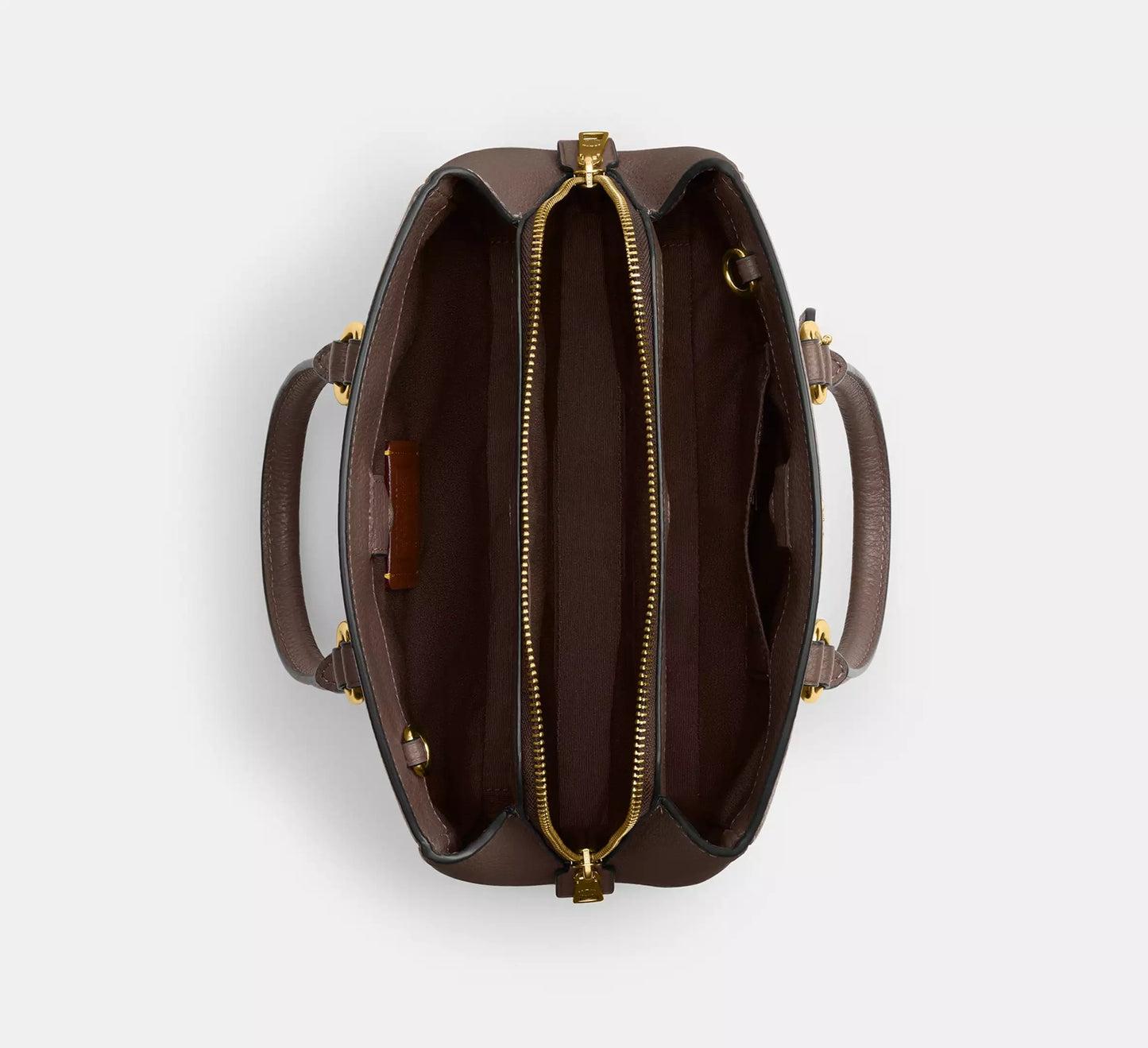 Savannah Small Carryall Bag Dark Stone Coach