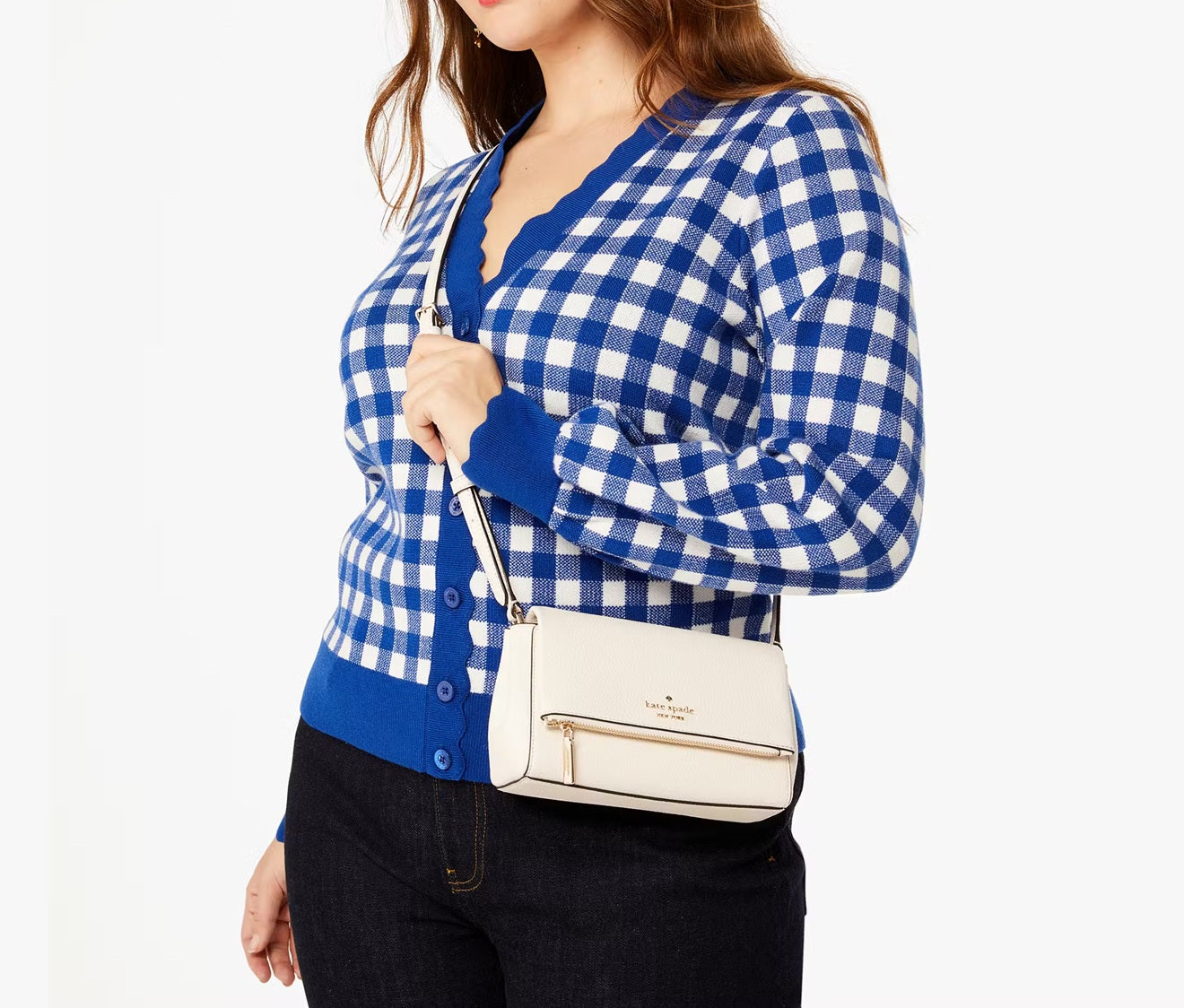 Leila Mini Crossbody Parchment Kate Spade