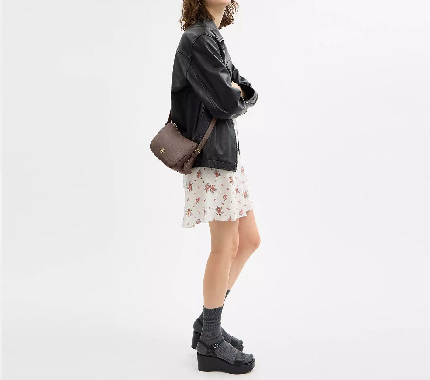 Kailey Shoulder Bag Dark Stone Coach