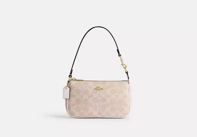 Nolita 19 In Signature Canvas Sand Chalk Coach