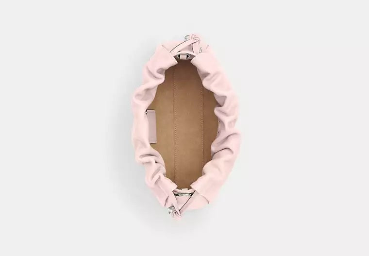 Faye Shoulder Bag With Ruching Blush Coach