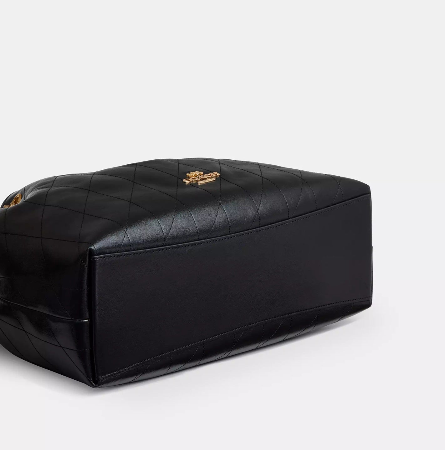 Evelyn Shoulder Bag With Quilting Black Coach