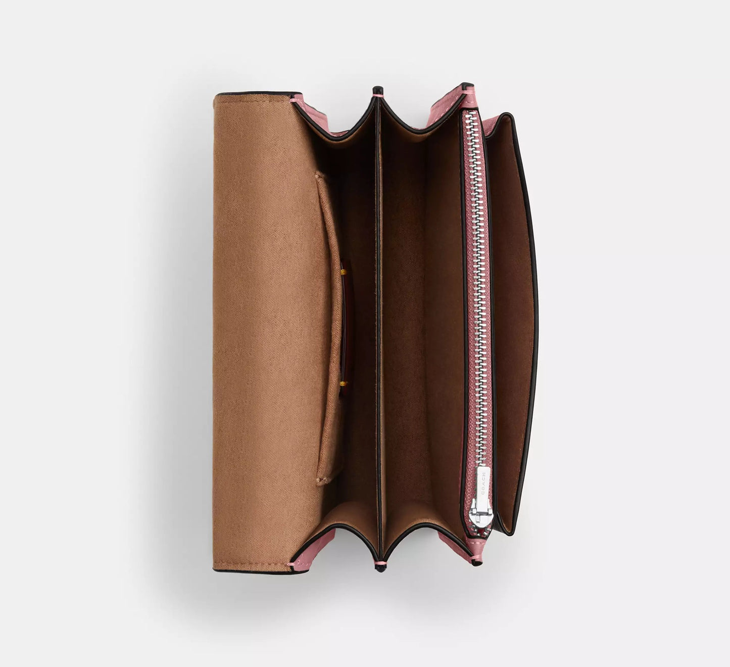 Mini Klare Crossbody Bag With Heart Rivets Peony Coach