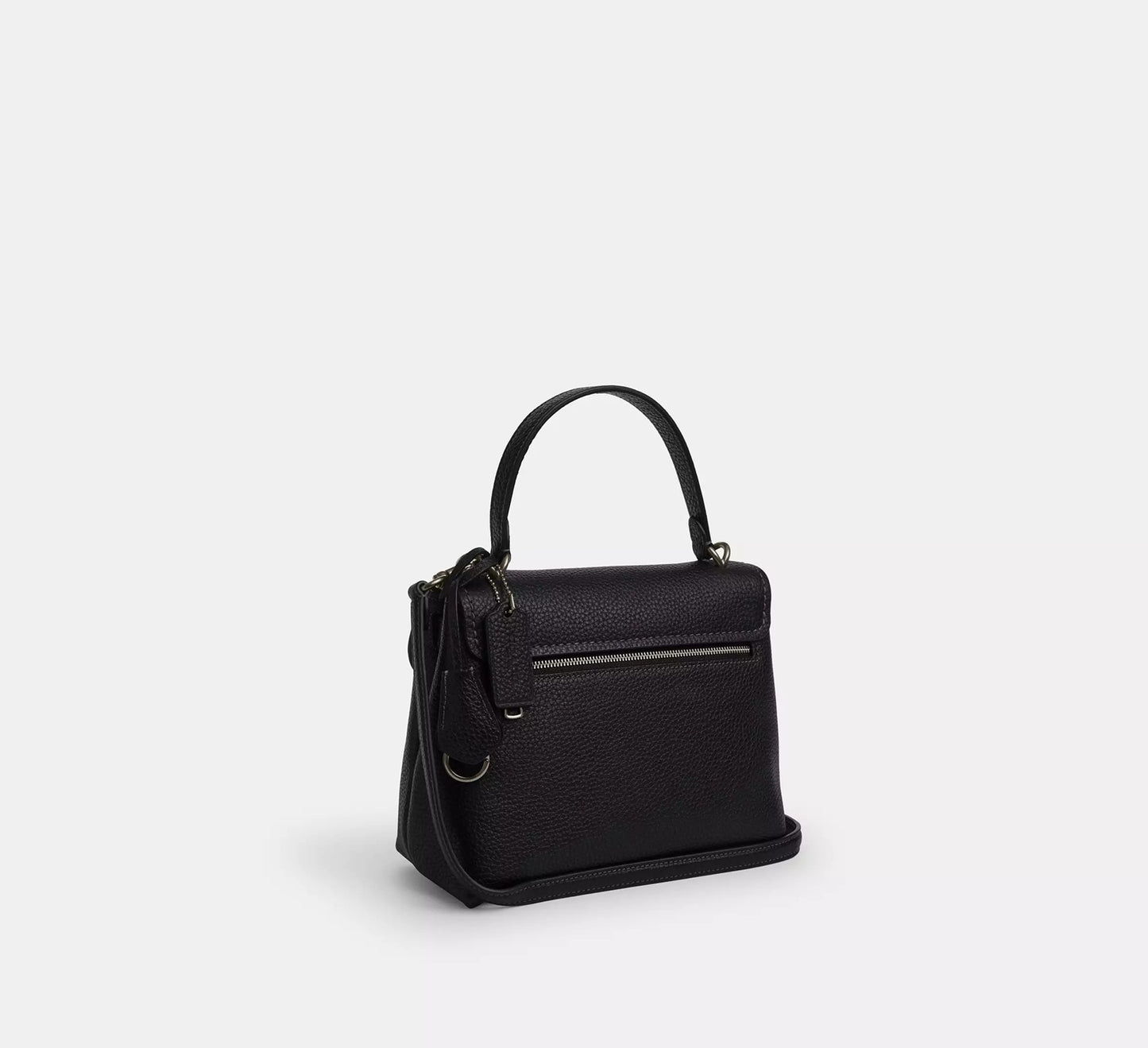 Emory Top Handle Bag Gunmetal Black Coach