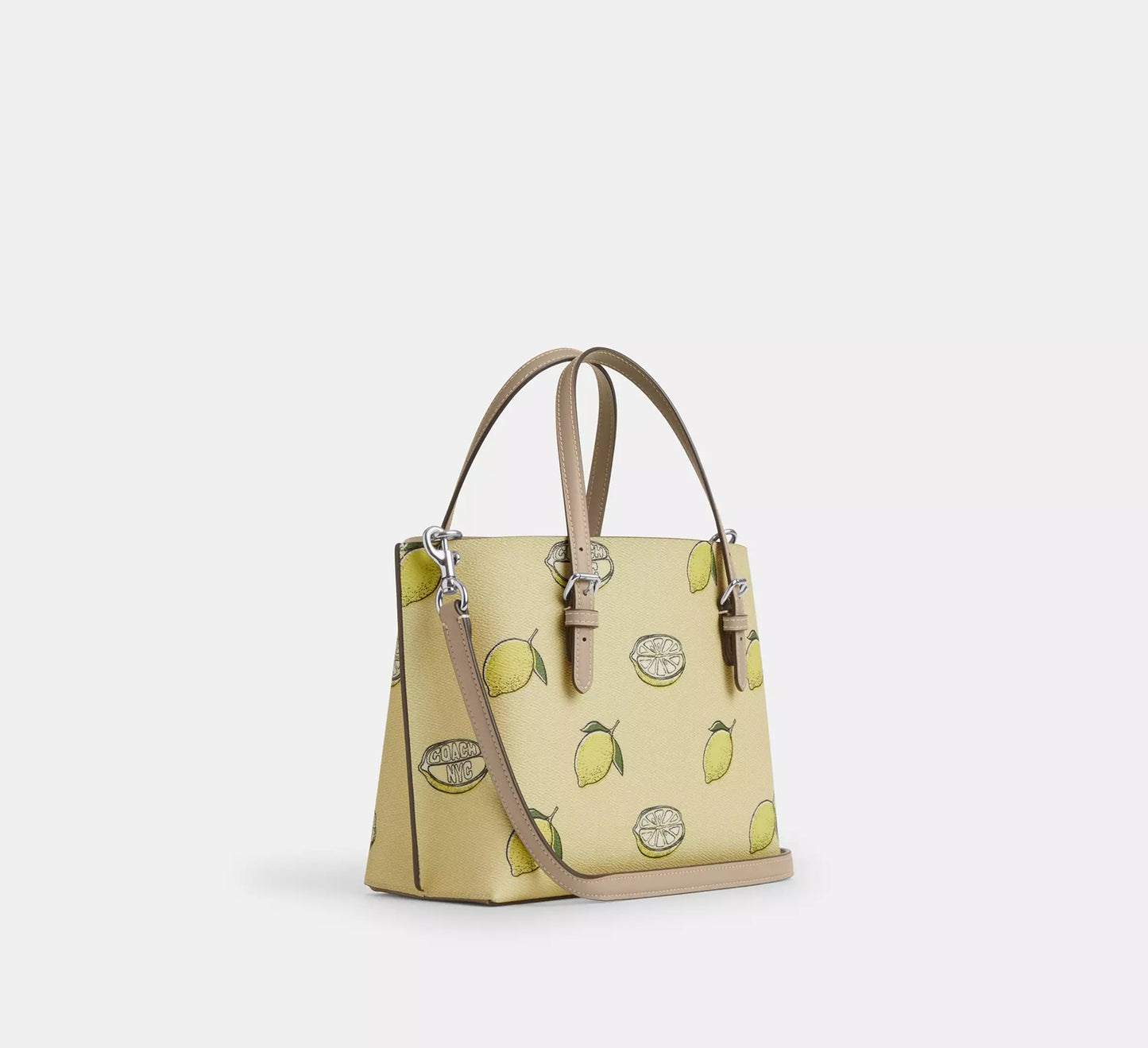 Mollie Tote Bag 25 With Lemon Print Bag Garden Glade Multi Coach