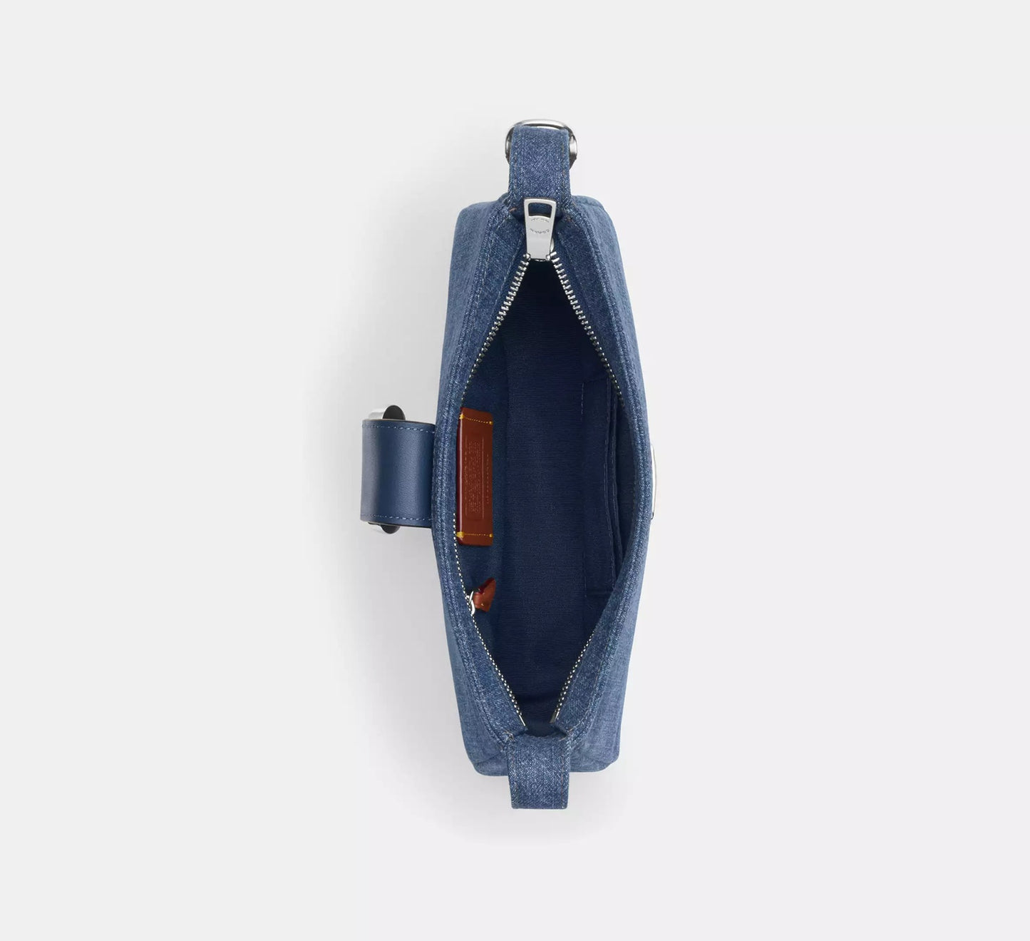 Eliza Shoulder Bag In Signature Denim Indigo Coach
