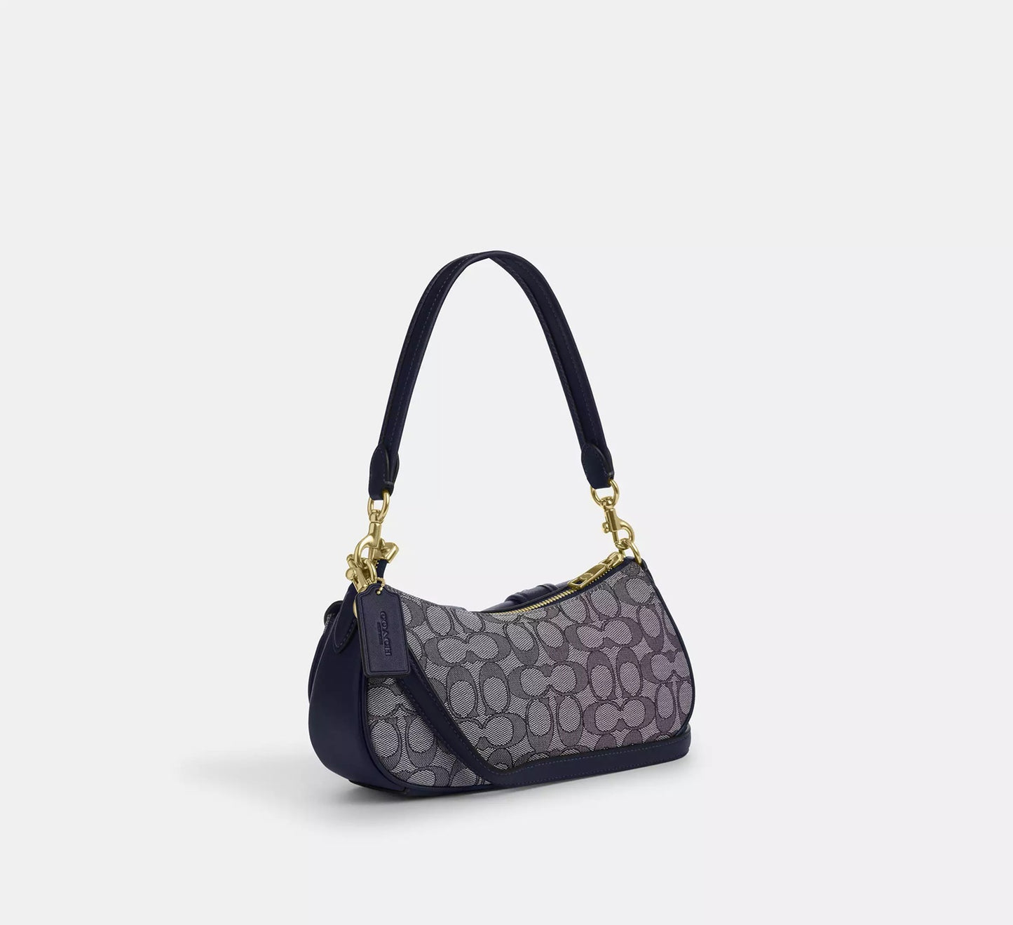Ashton Bag In Signature Jacquard Midnight Navy Coach