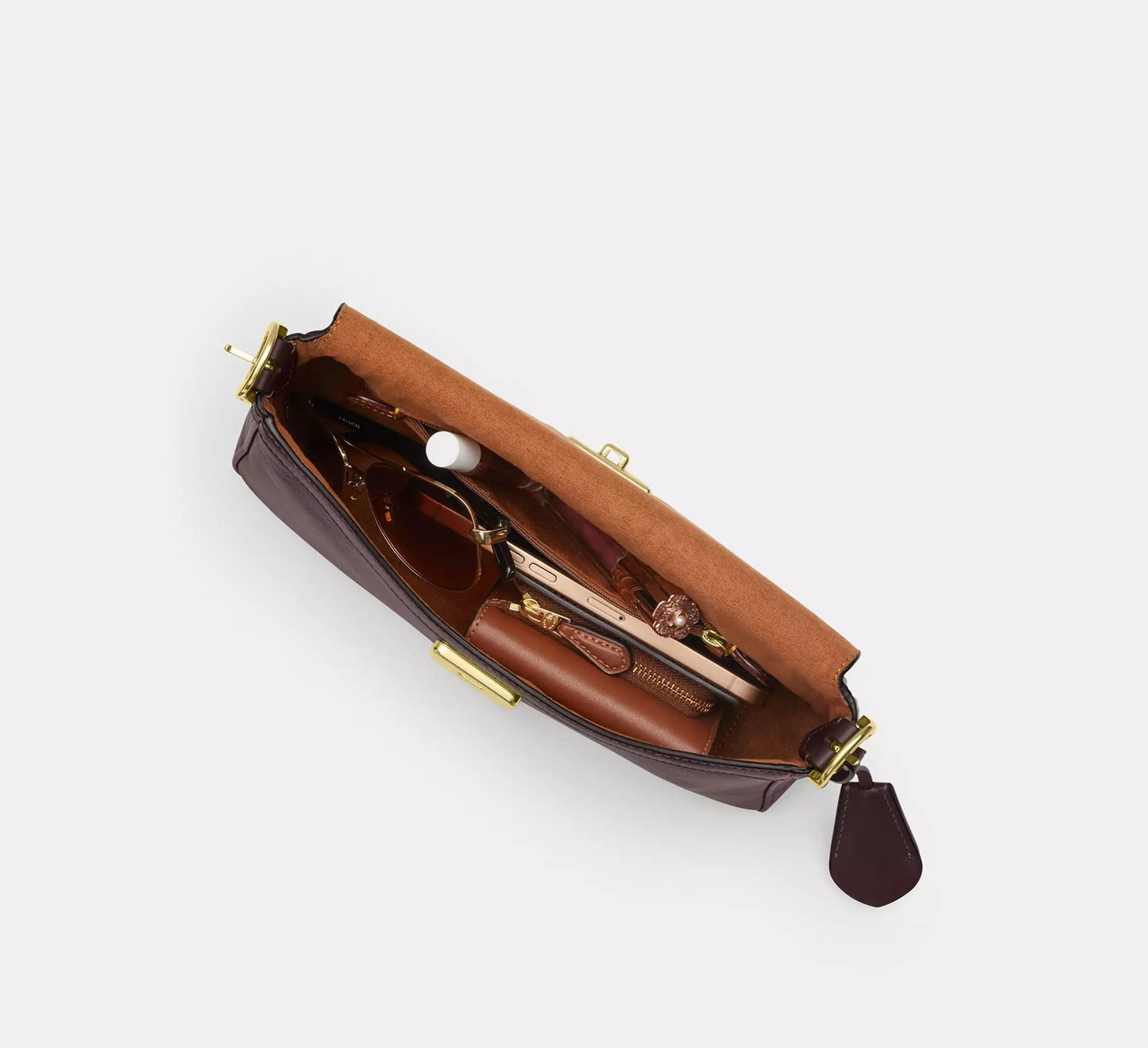 Etta Small Flap Shoulder Bag Espresso Coach
