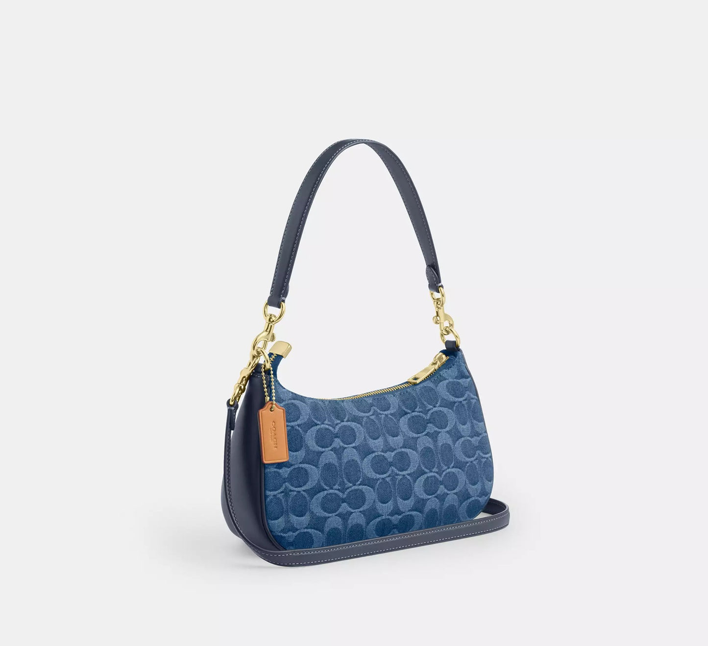 Teri Shoulder Bag In Signature Denim Indigo Coach