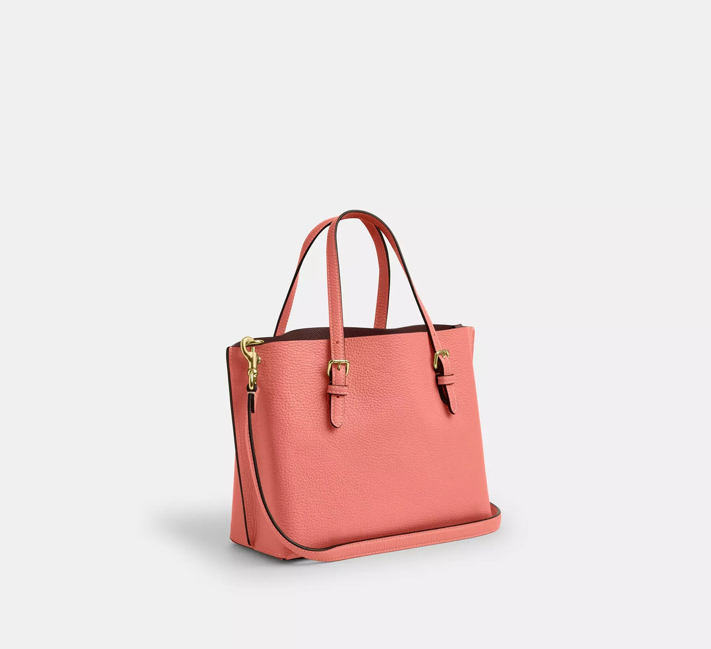 Mollie Tote Bag 25 Bright Coral Coach