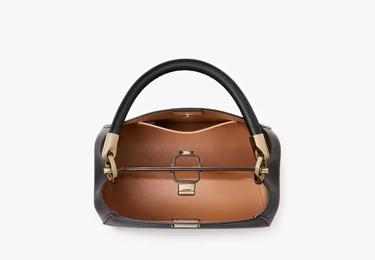 Phoebe Small Top Handle Satchel Black Kate Spade