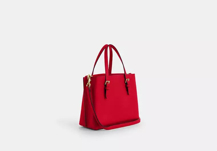 Mollie Tote Bag 25 Bold Red Coach