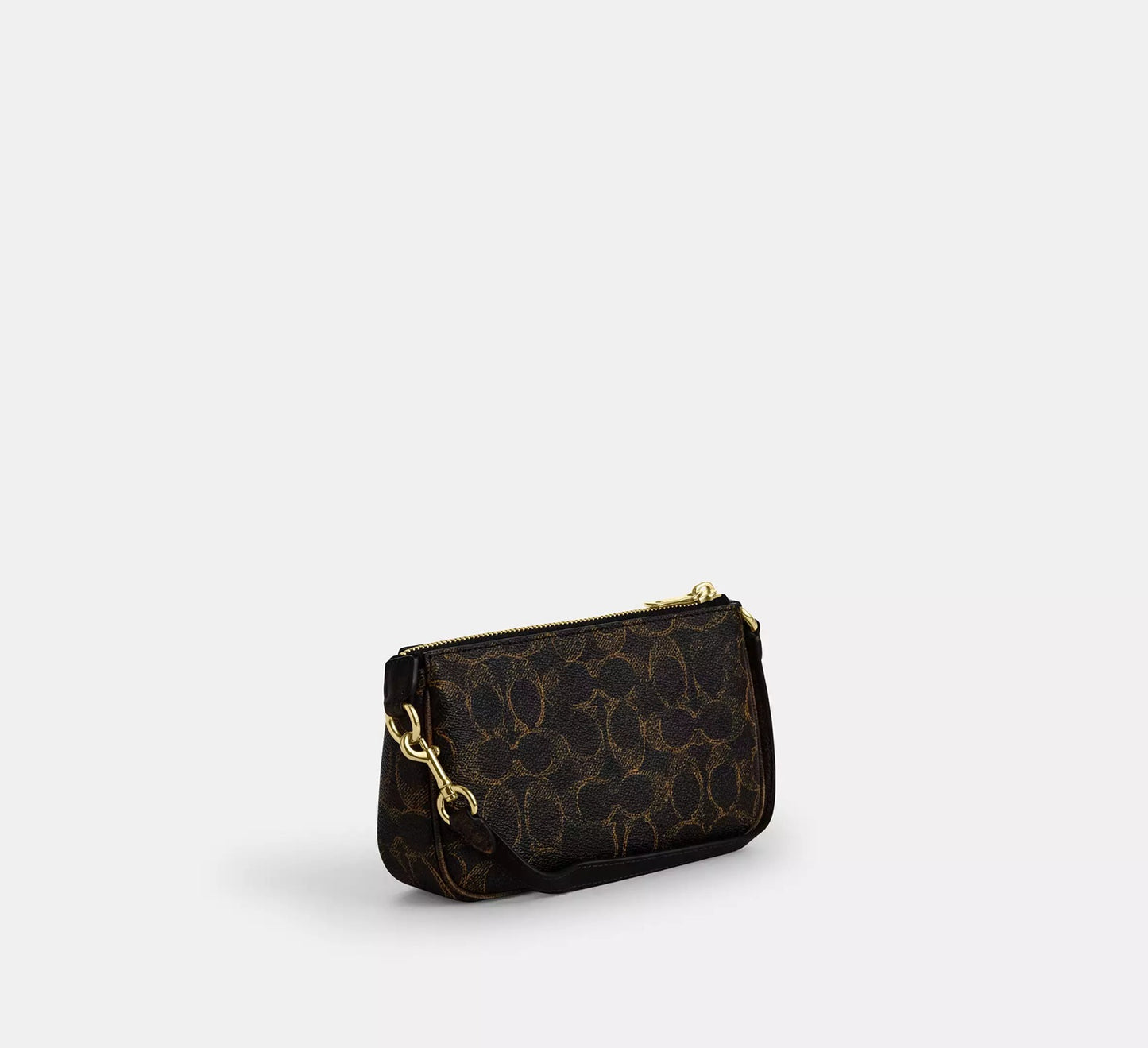 Nolita 19 In Loved Signature Canvas With Charms Brown Coach