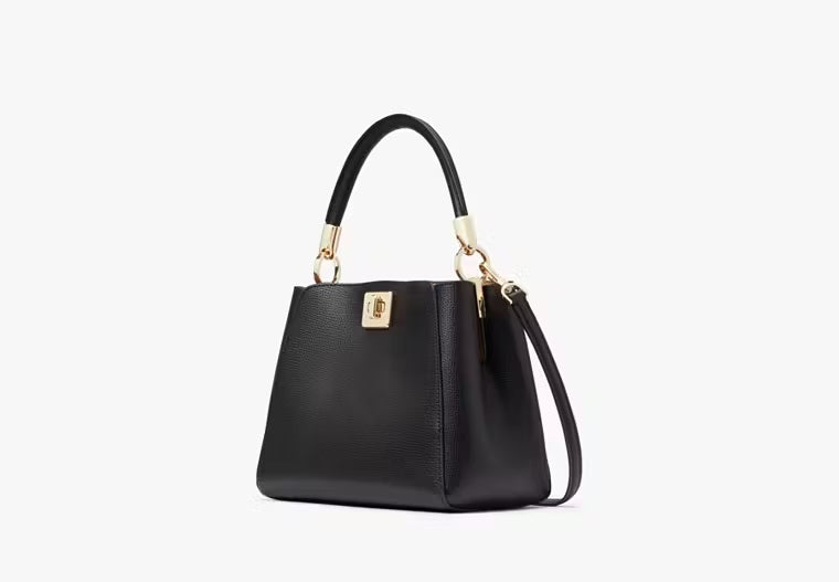 Phoebe Small Top Handle Satchel Black Kate Spade