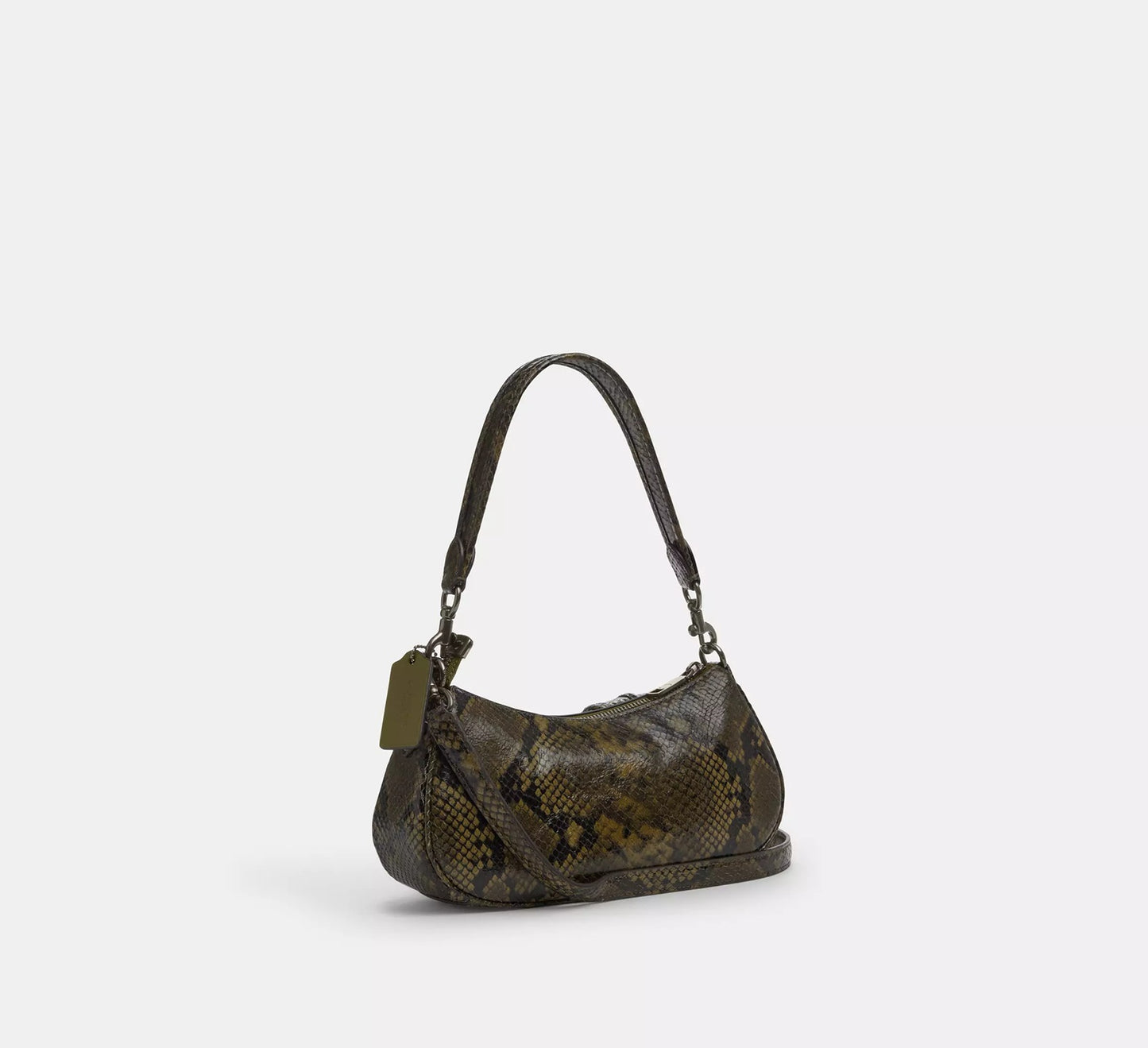 Ashton Bag With Snake Print Olive Multi Coach