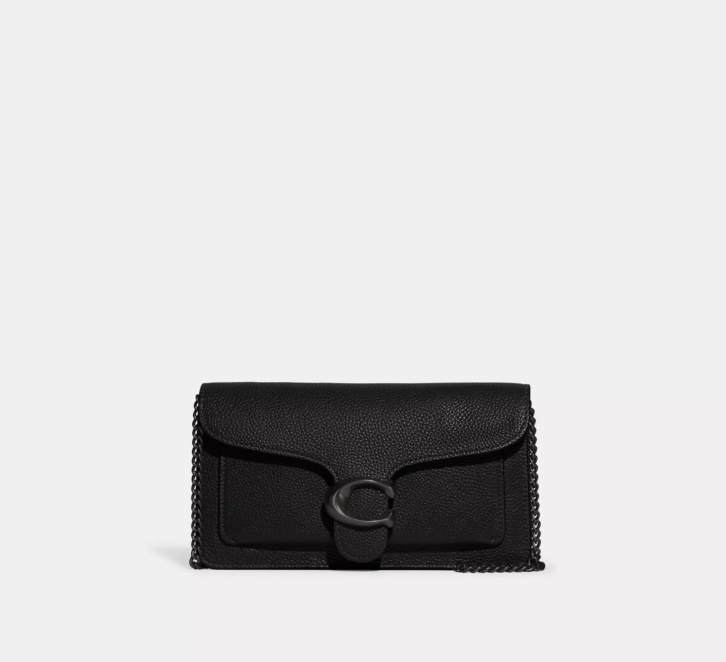 Tabby Chain Clutch Black Coach