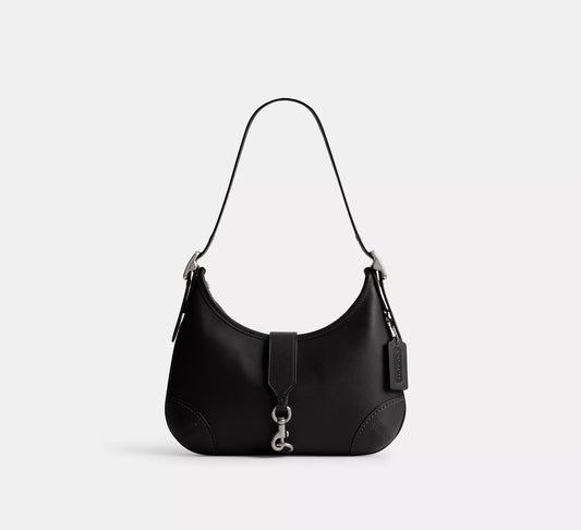 Hamptons Hobo Bag Black Coach