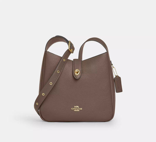 Hadley Convertible Crossbody Bag Dark Stone Coach