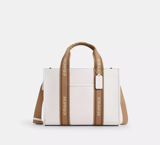 Smith Tote Bag Chalk Multi Coach