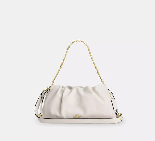 Faye Large Shoulder Bag Chalk Coach