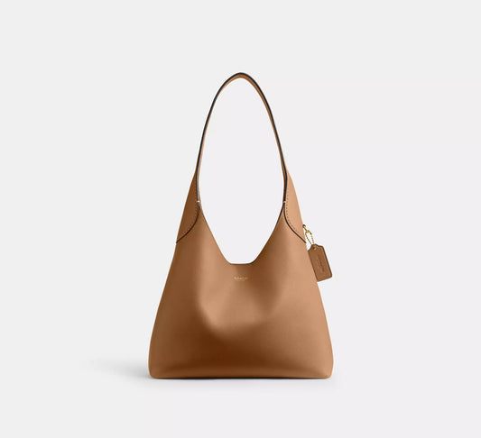 Brooklyn Shoulder Bag 28 Honey Brown Coach