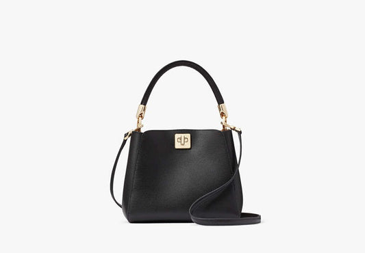 Phoebe Small Top Handle Satchel Black Kate Spade