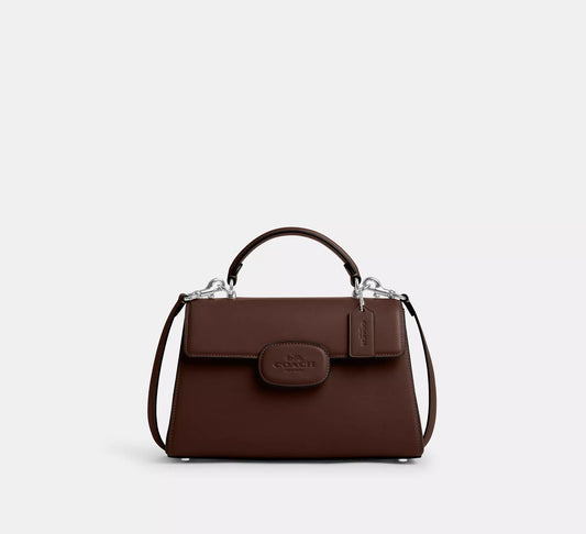 Eliza Top Handle Bag Maple Coach