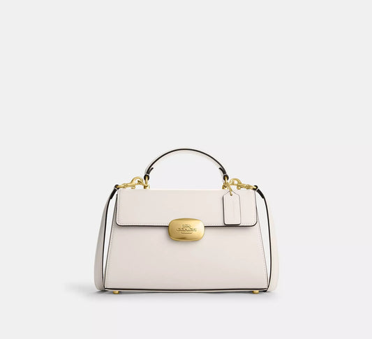 Eliza Top Handle Bag Chalk Coach