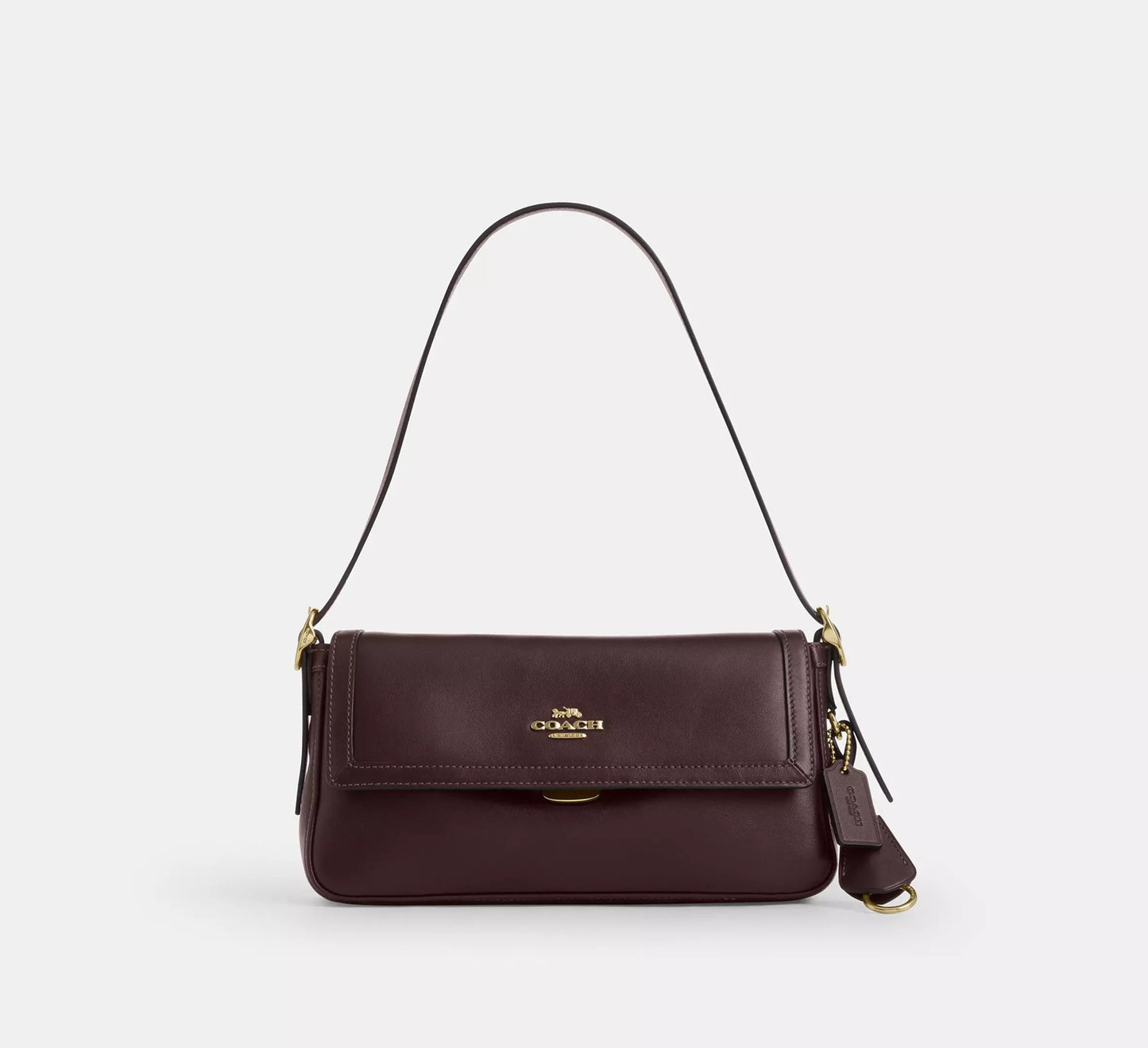 Etta Small Flap Shoulder Bag Espresso Coach