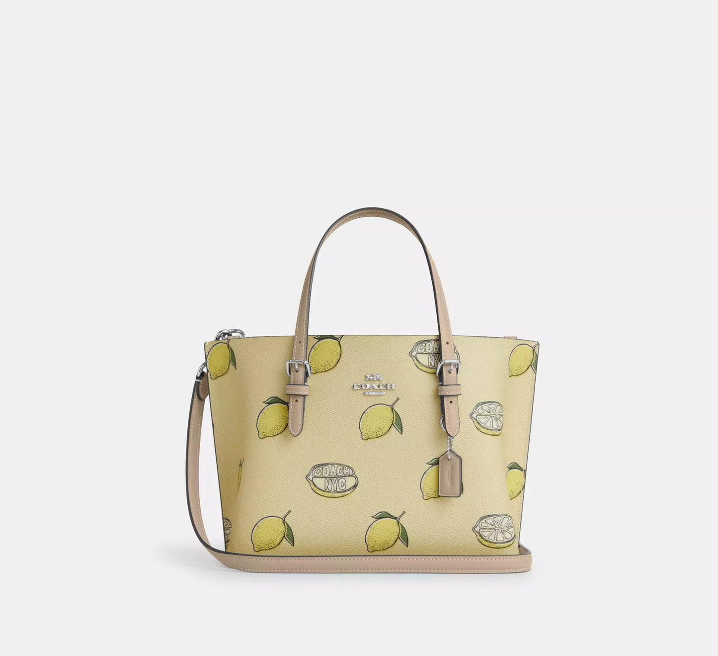 Mollie Tote Bag 25 With Lemon Print Bag Garden Glade Multi Coach