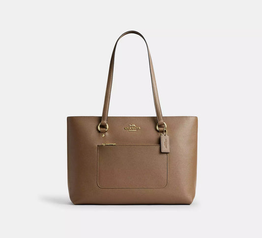 Station Tote Bag Dark Stone Coach
