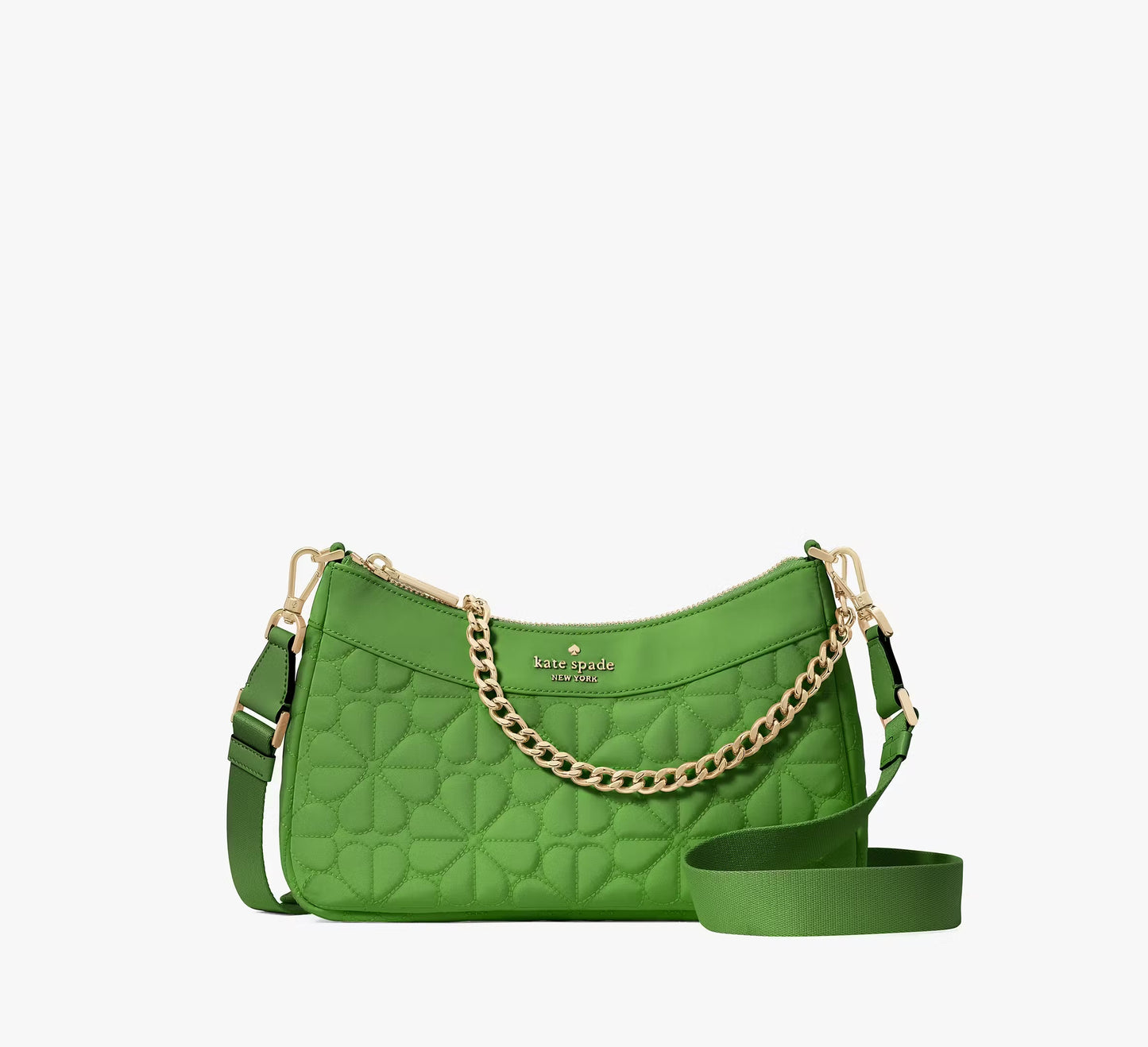 Spade Flower Quilted Nylon Convertible Crossbody Bag Kate Spade