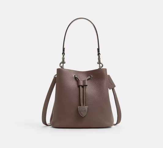 Rowan Bucket Bag Dark Stone Coach