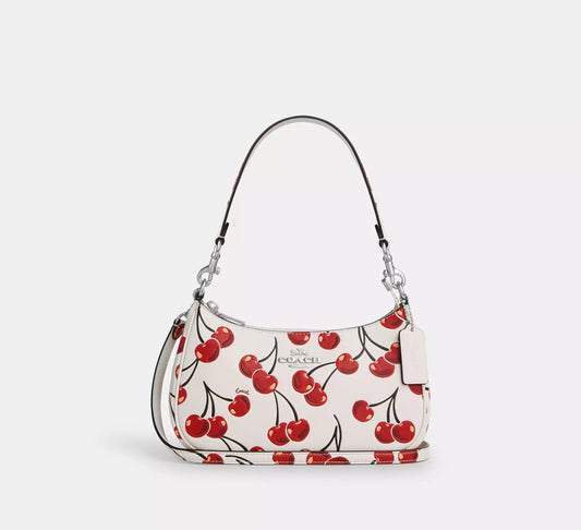 Teri Shoulder Bag With Cherry Print Bag Chalk Multi Coach