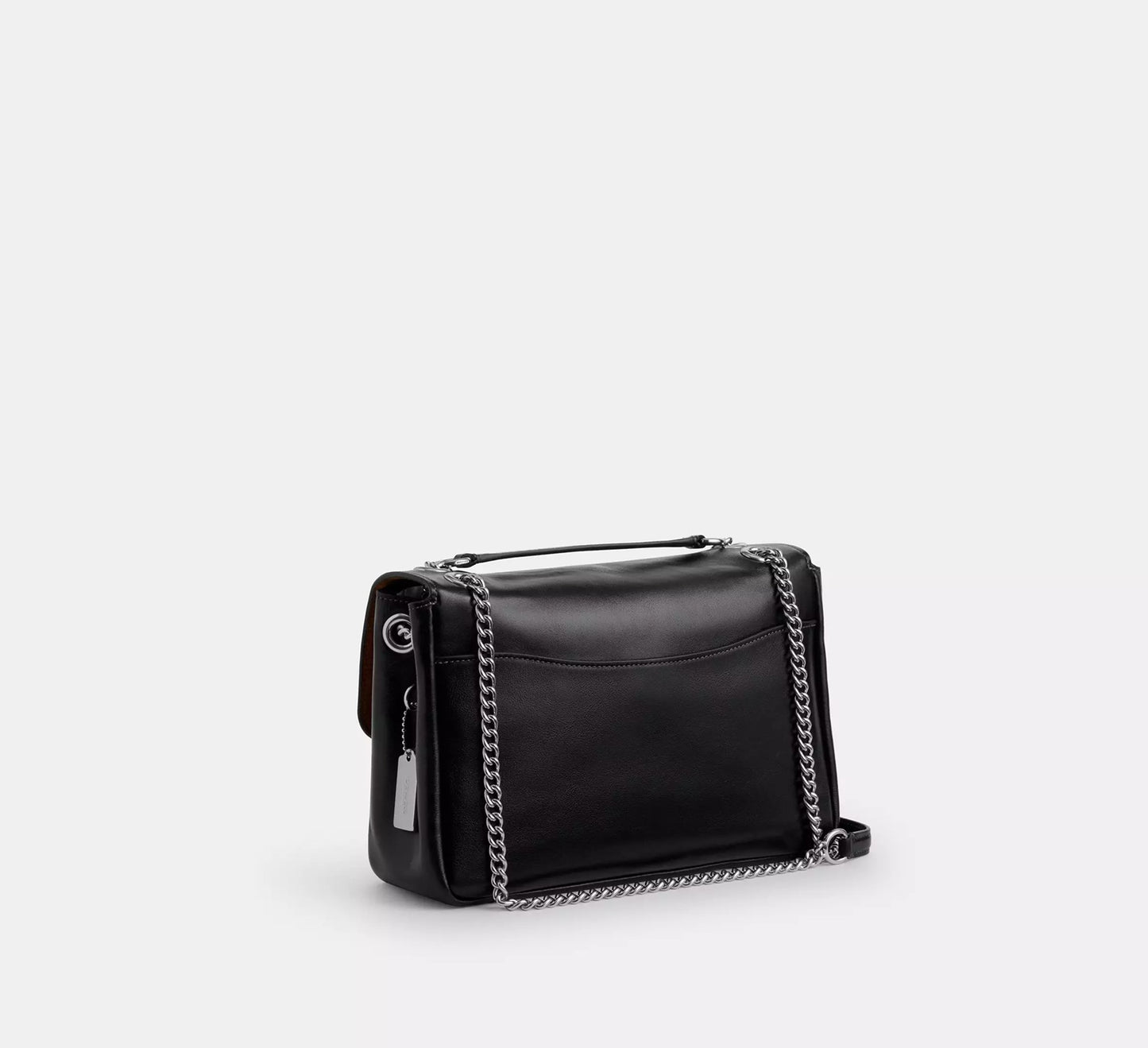 Elodie Crossbody Bag Silver Black Coach
