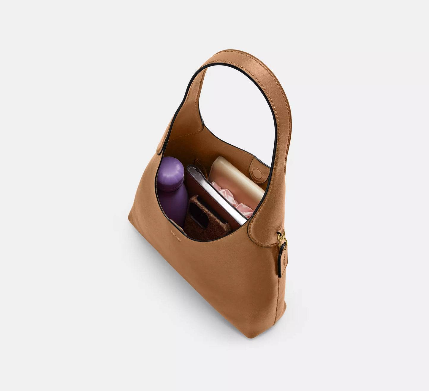 Brooklyn Shoulder Bag 28 Honey Brown Coach