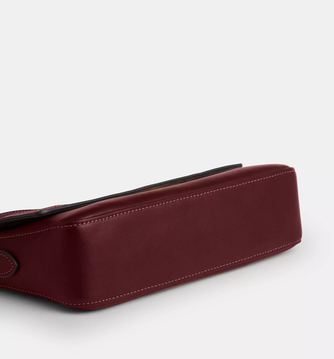 Etta Small Flap Shoulder Bag Maroon Coach
