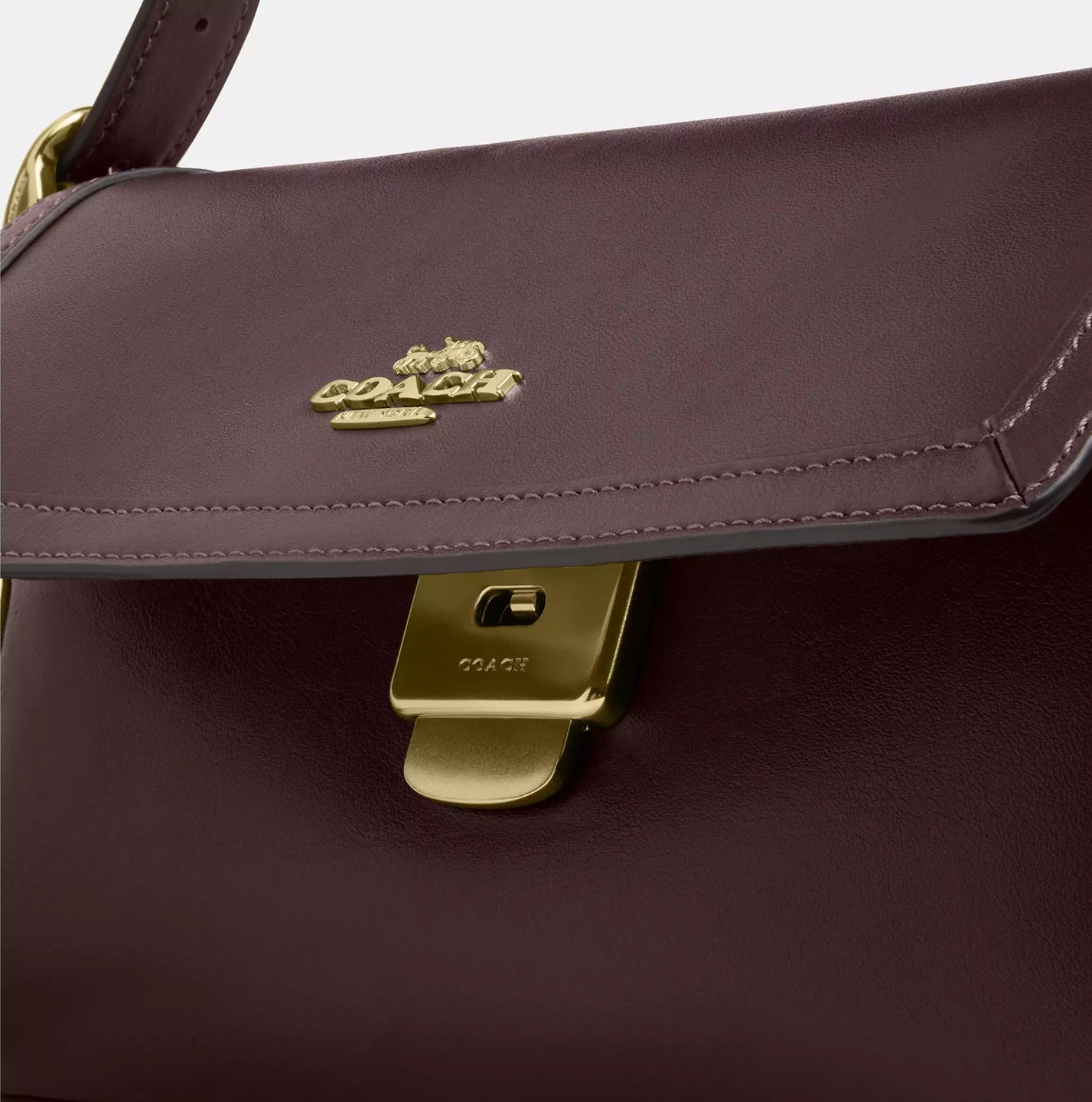 Etta Small Flap Shoulder Bag Espresso Coach