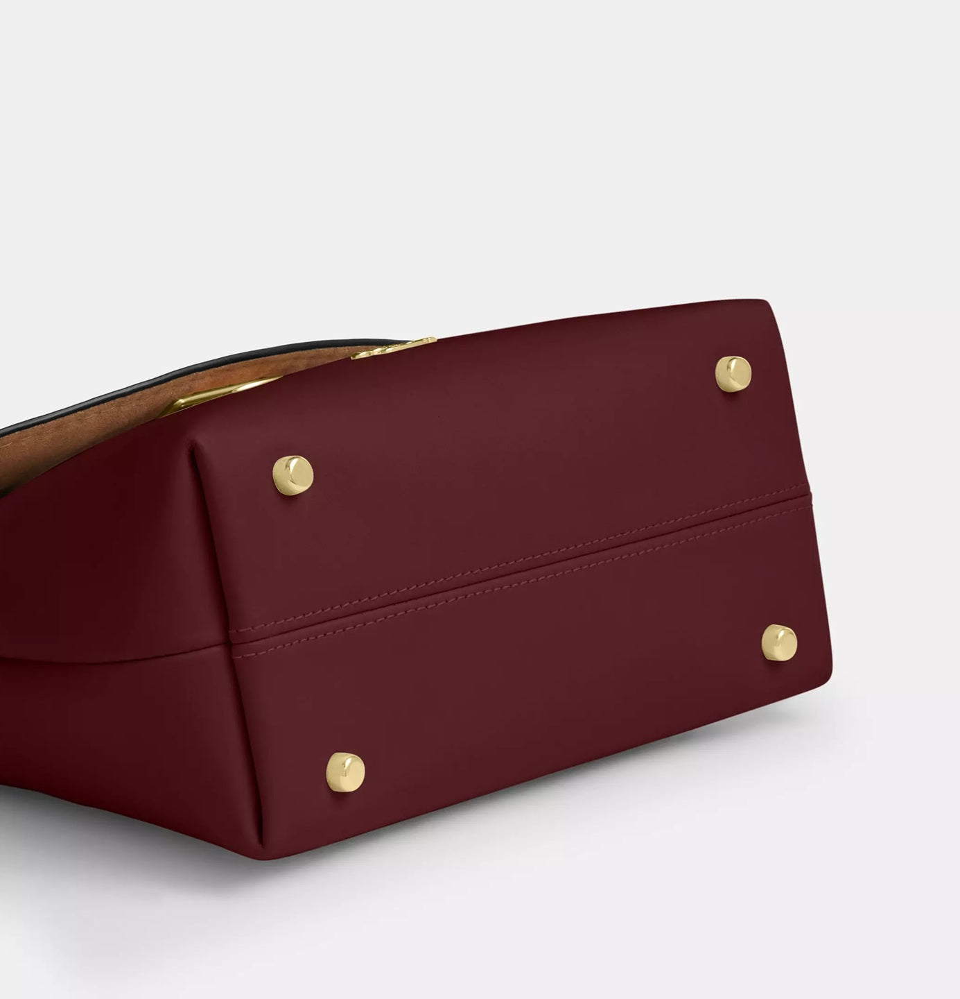 Emory Top Handle Bag Maroon Coach