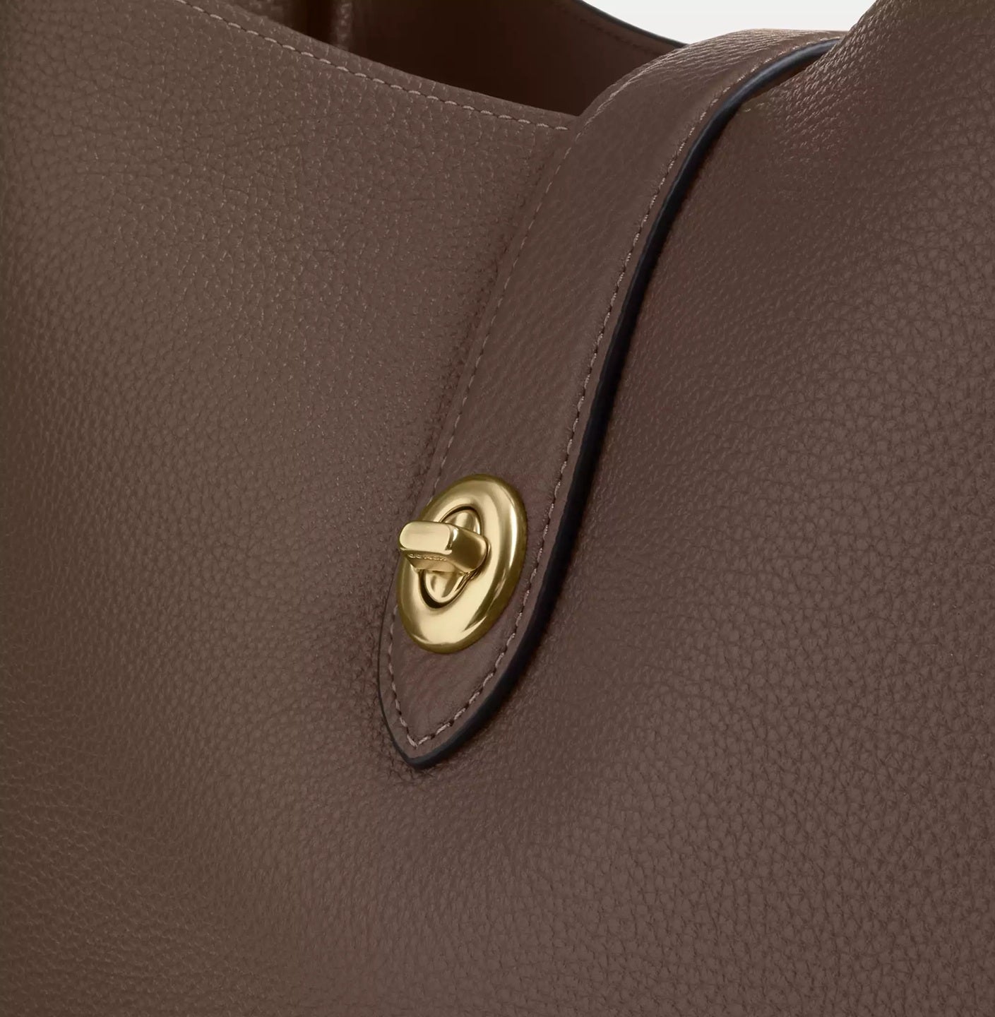 Hadley Large Shoulder Bag Dark Stone Coach