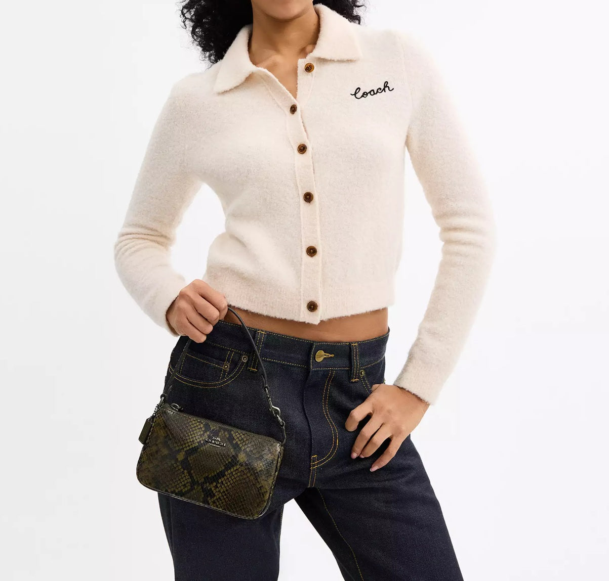 Nolita 19 With Snake Print Olive Multi Coach