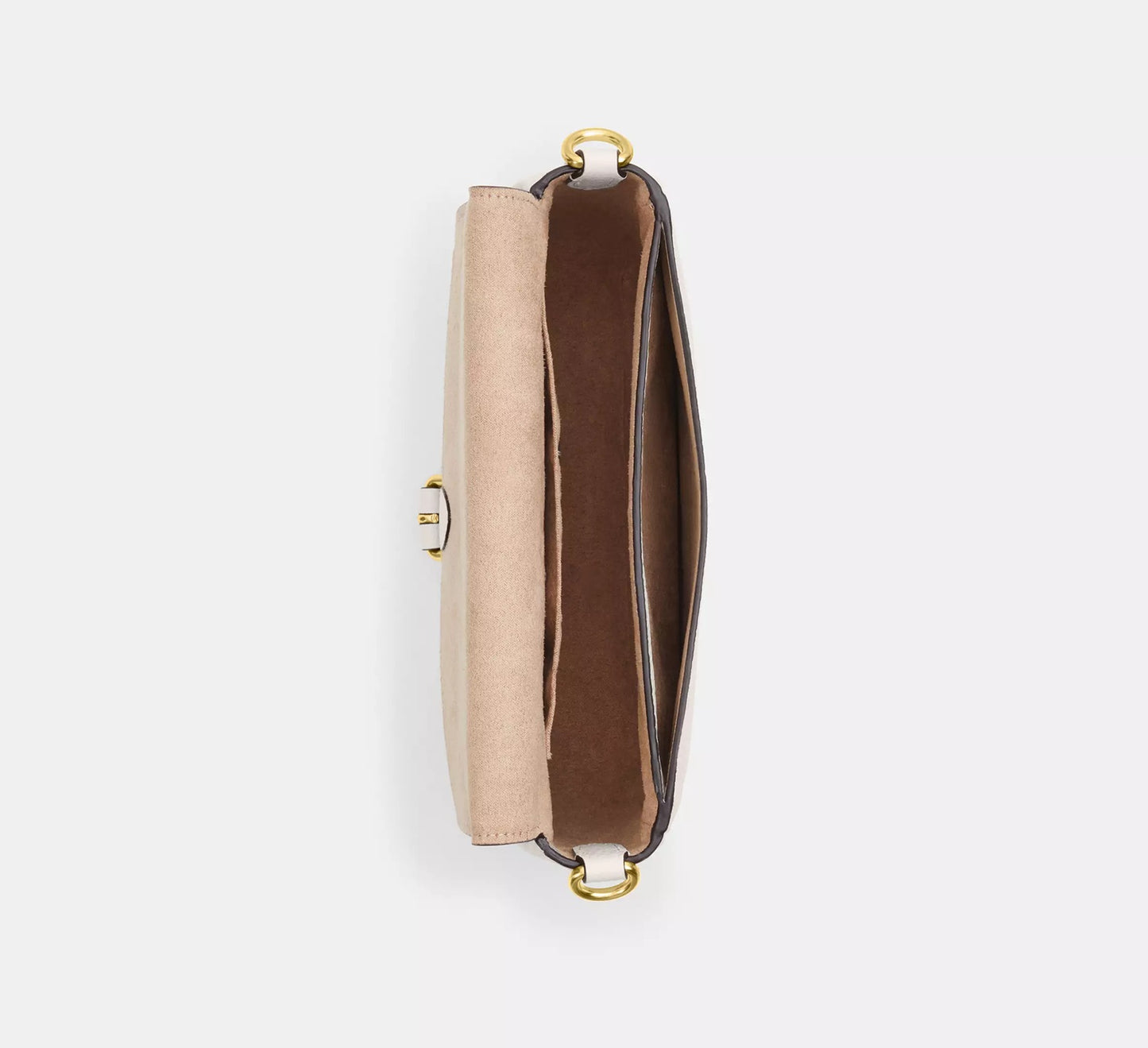 Amelia Saddle Bag Chalk Coach