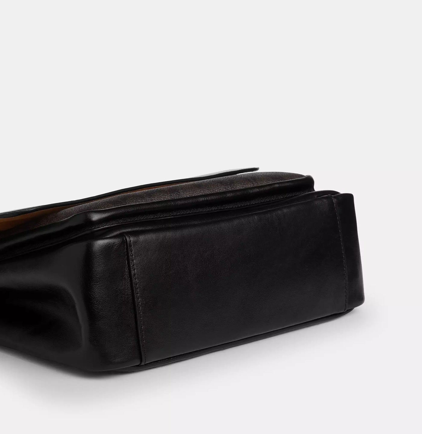 Elodie Crossbody Bag In Signature Canvas Walnut Black Coach